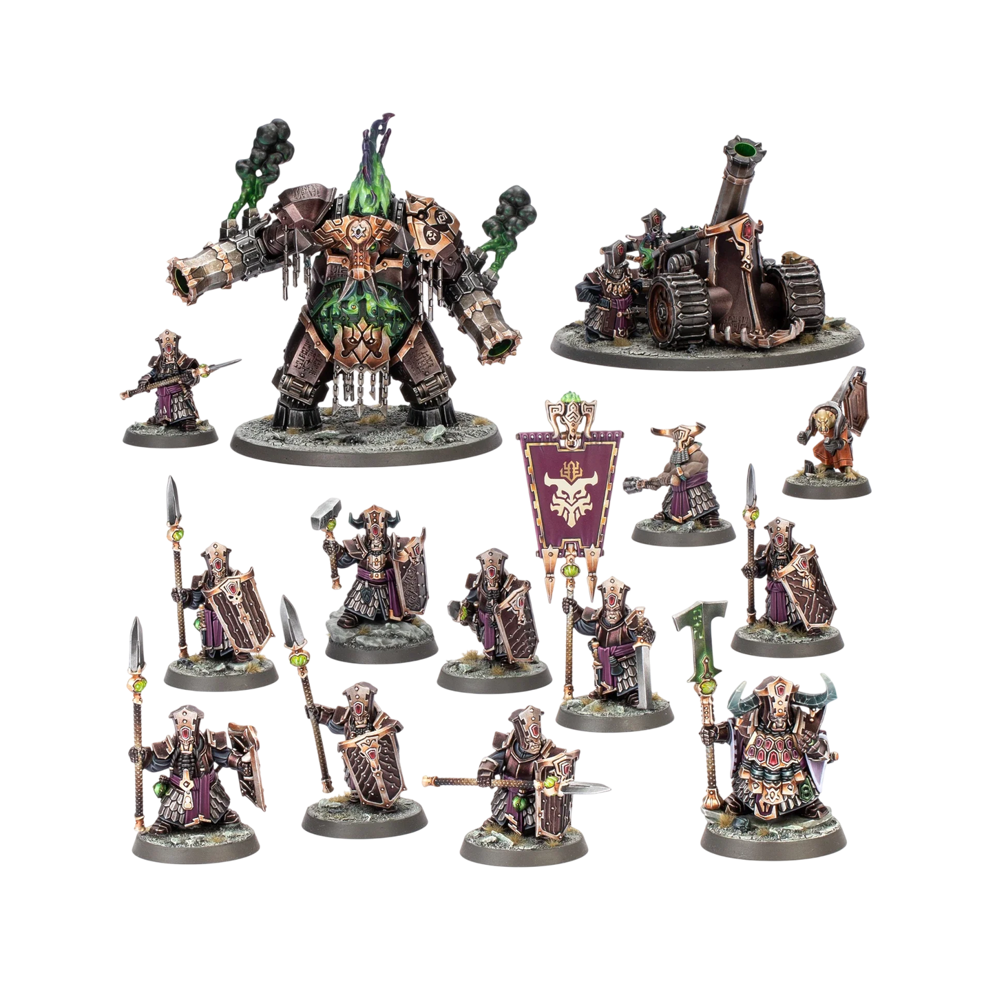 Spearhead: Helsmiths of Hashut – Helforge Host (Custom Painted) (Assembled)