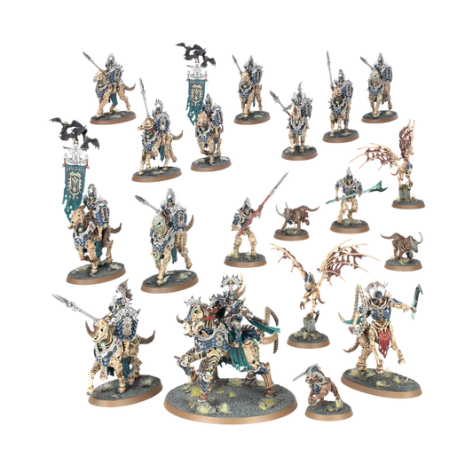 Spearhead: Ossiarch Bonereapers – Kavalos Vanguard (New on Sprue)