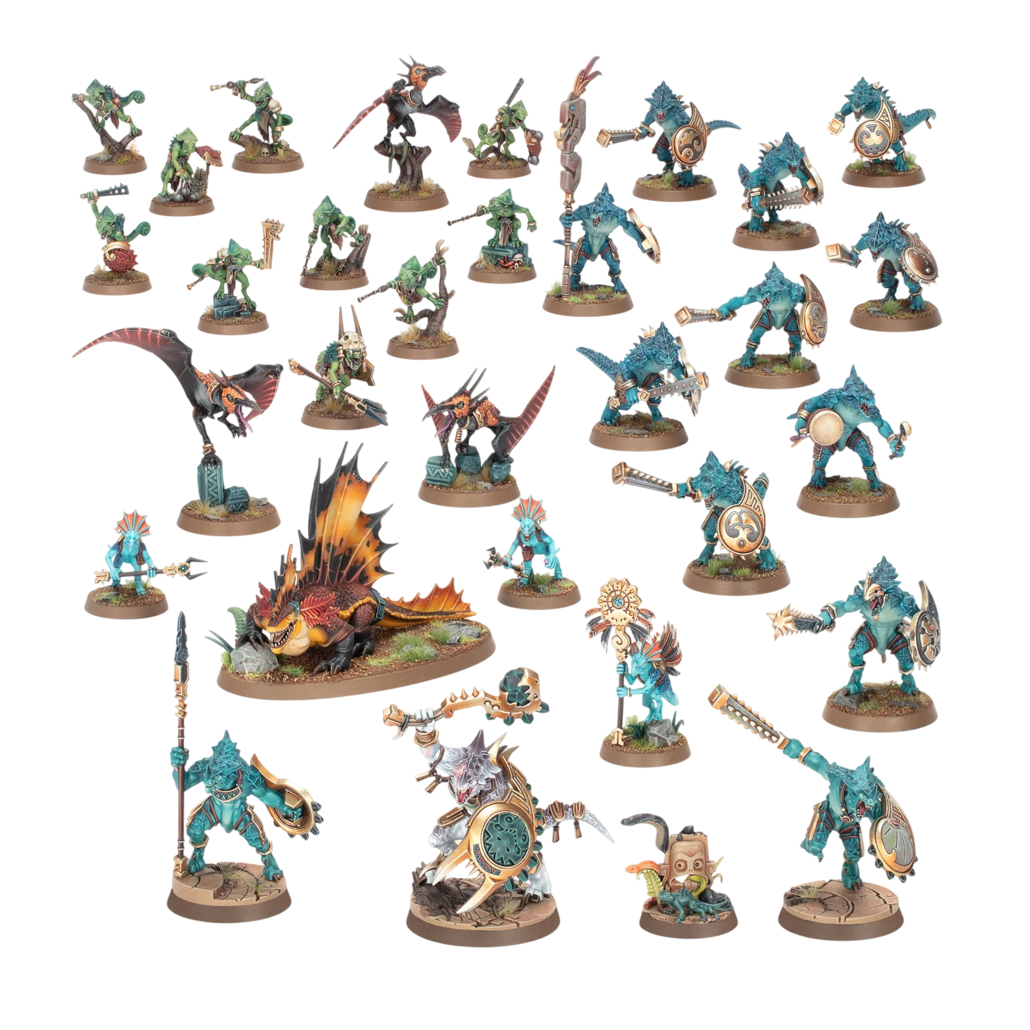 Spearhead: Seraphon – Sunblooded Prowlers (New in Box)