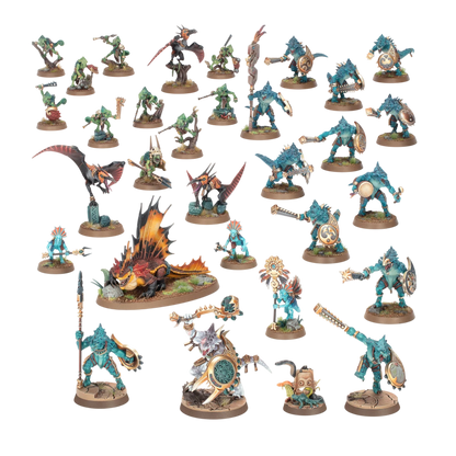 Spearhead: Seraphon – Sunblooded Prowlers (New on Sprue)