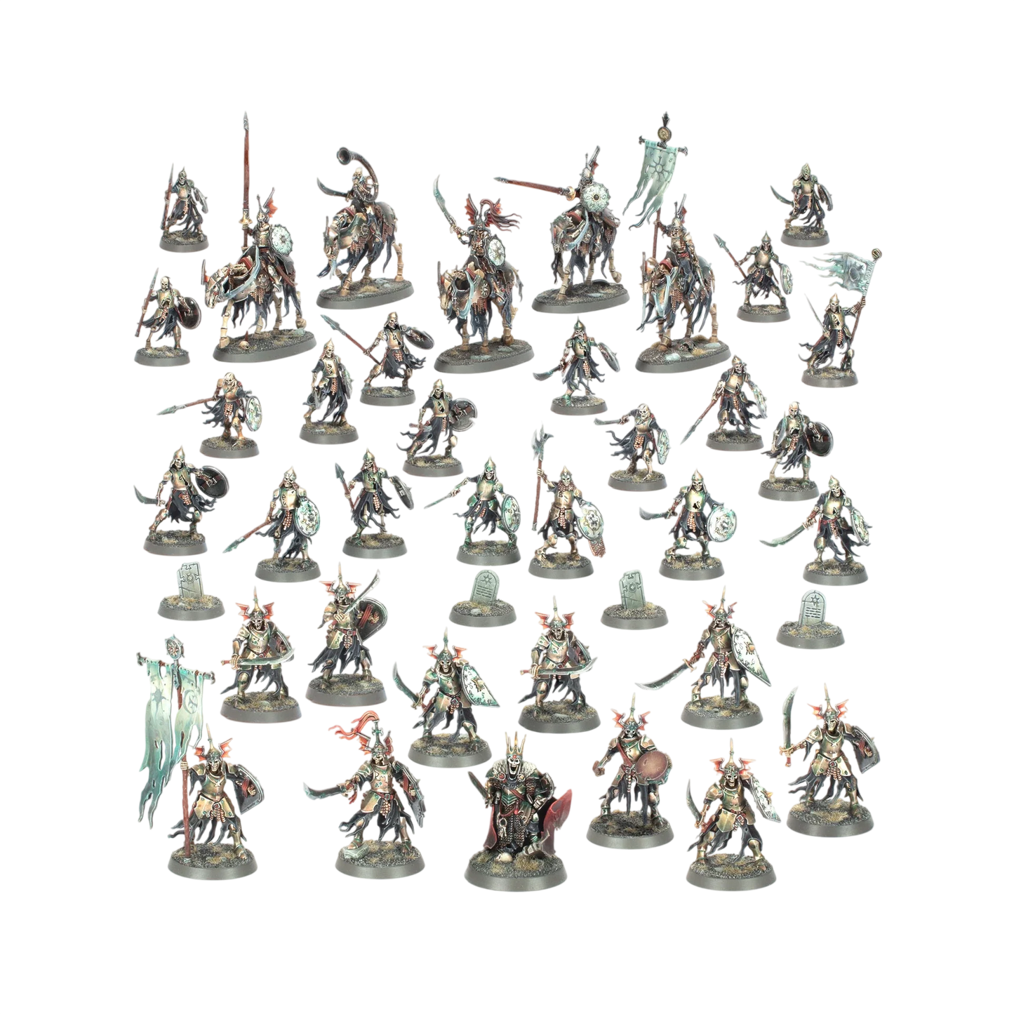 Spearhead: Soulblight Gravelords – Deathrattle (Unpainted) (Assembled)