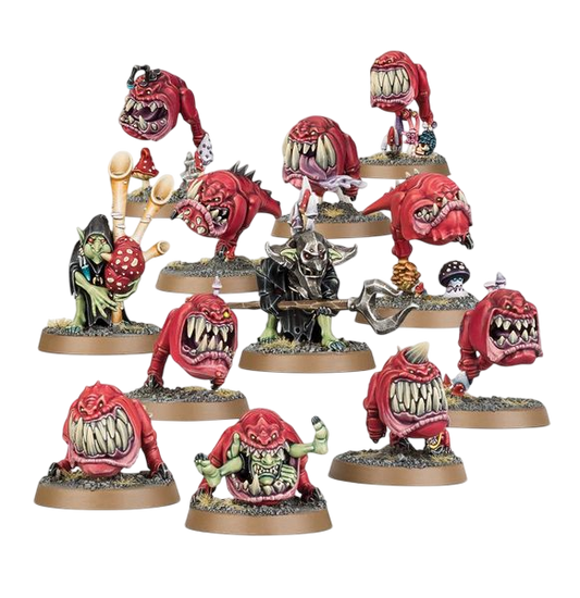 Squig Herd (Unpainted) (Assembled)