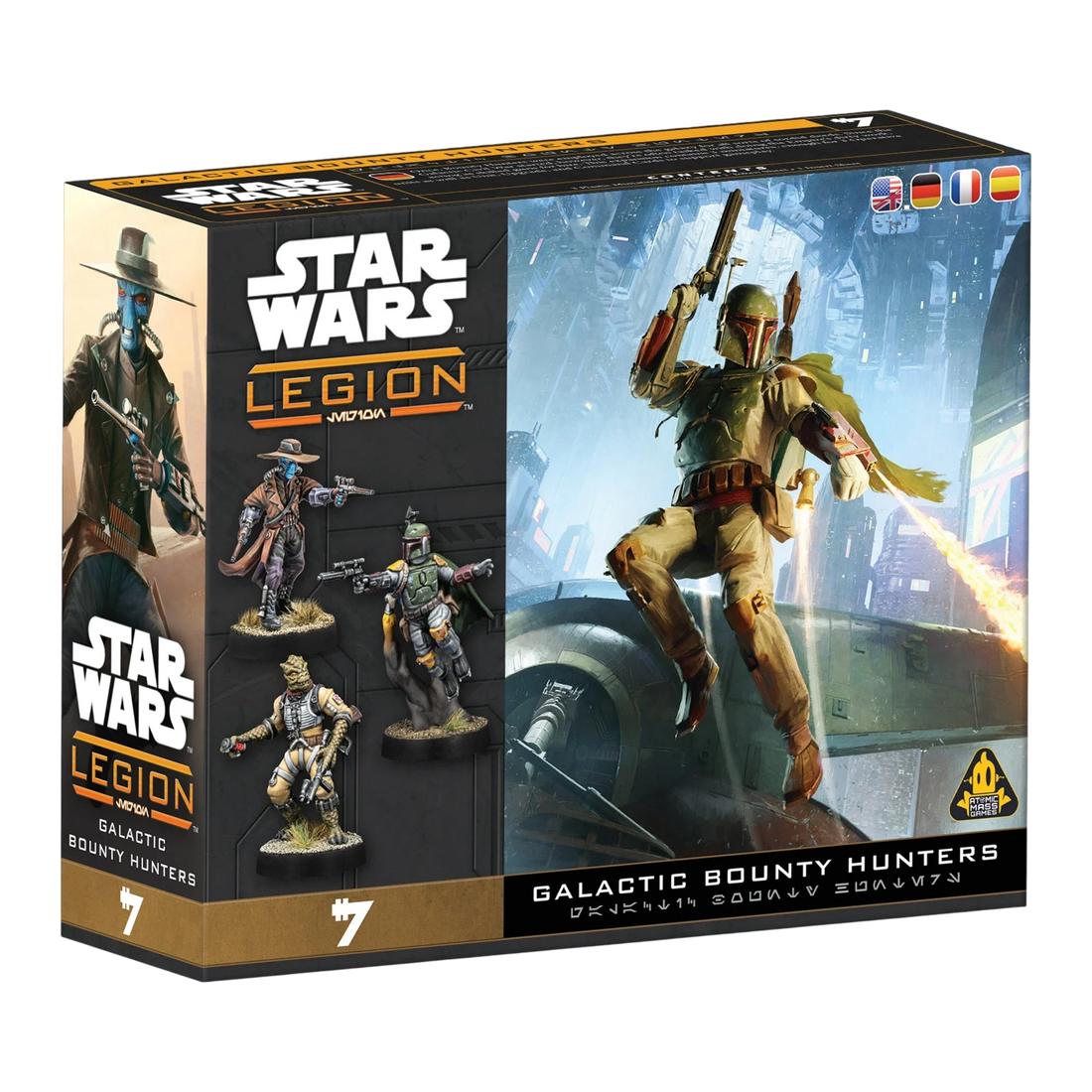 Star Wars: Legion -Galactic Bounty Hunters (Unpainted) (Assembled)
