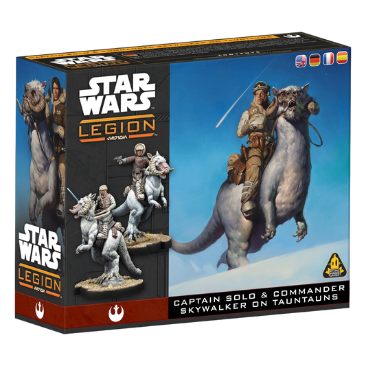 Star Wars: Legion - Captain Solo & Commander (Custom Painted) (Assembled)