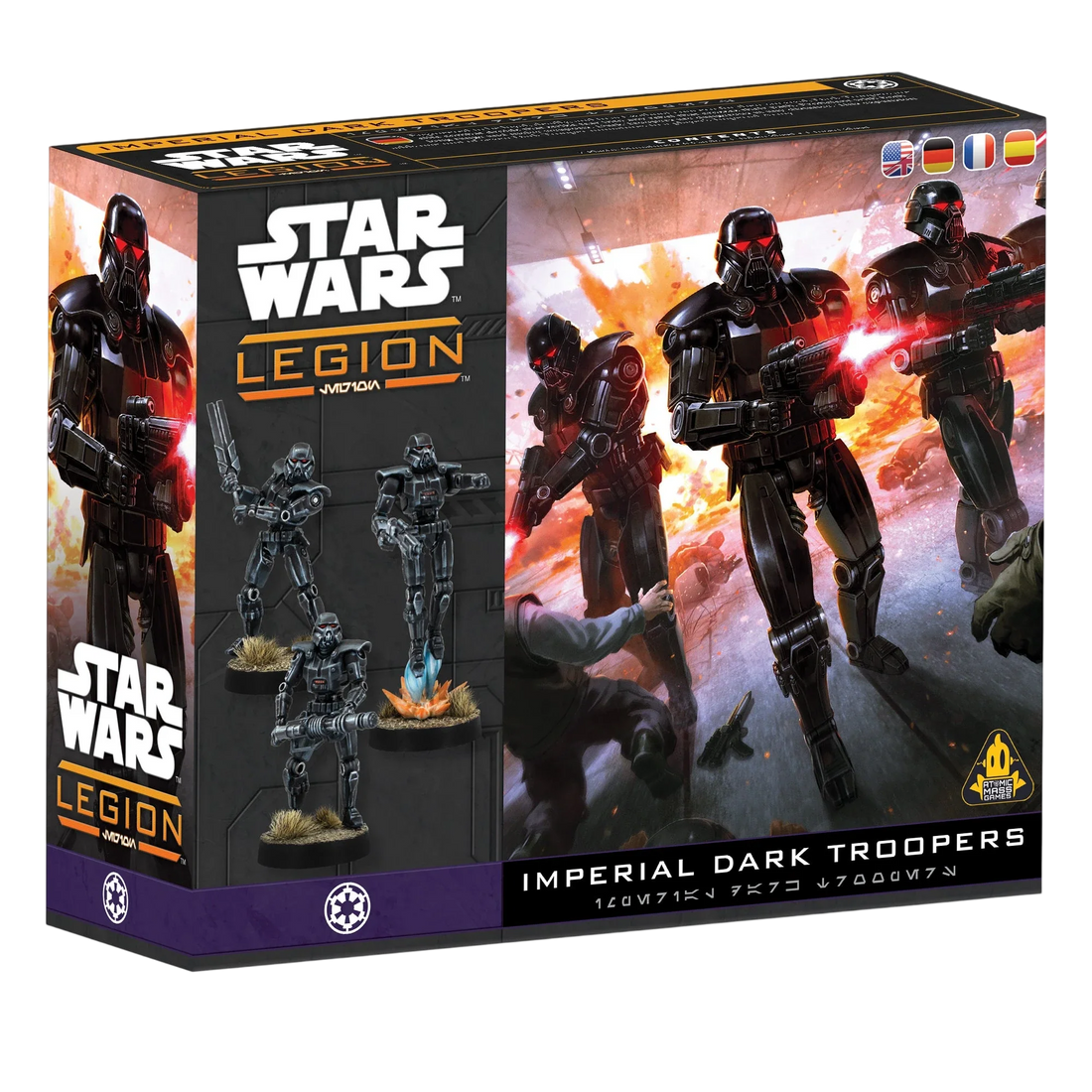 Star Wars: Legion - Dark Troopers (Custom Painted) (Assembled)