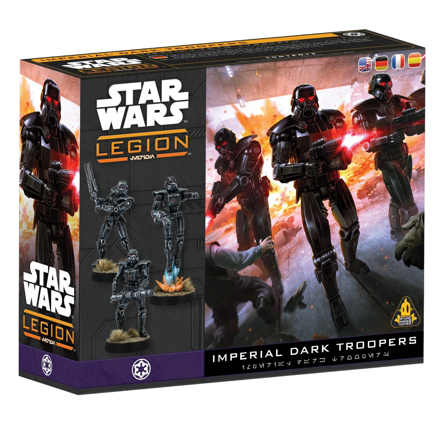 Star Wars: Legion - Dark Troopers (Unpainted) (Assembled)