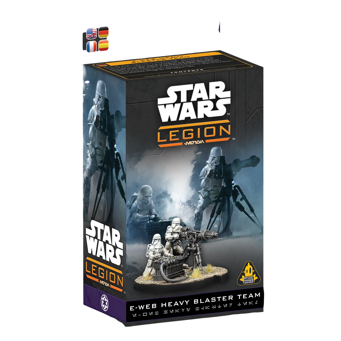 Star Wars: Legion - E-Web Heavy Blaster Team (Custom Painted) (Assembled)