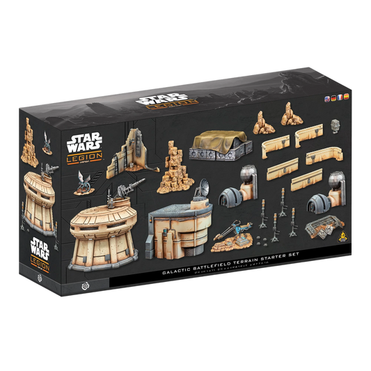 Star Wars: Legion - Galactic Battlefield Terrain (Custom Painted) (Assembled)