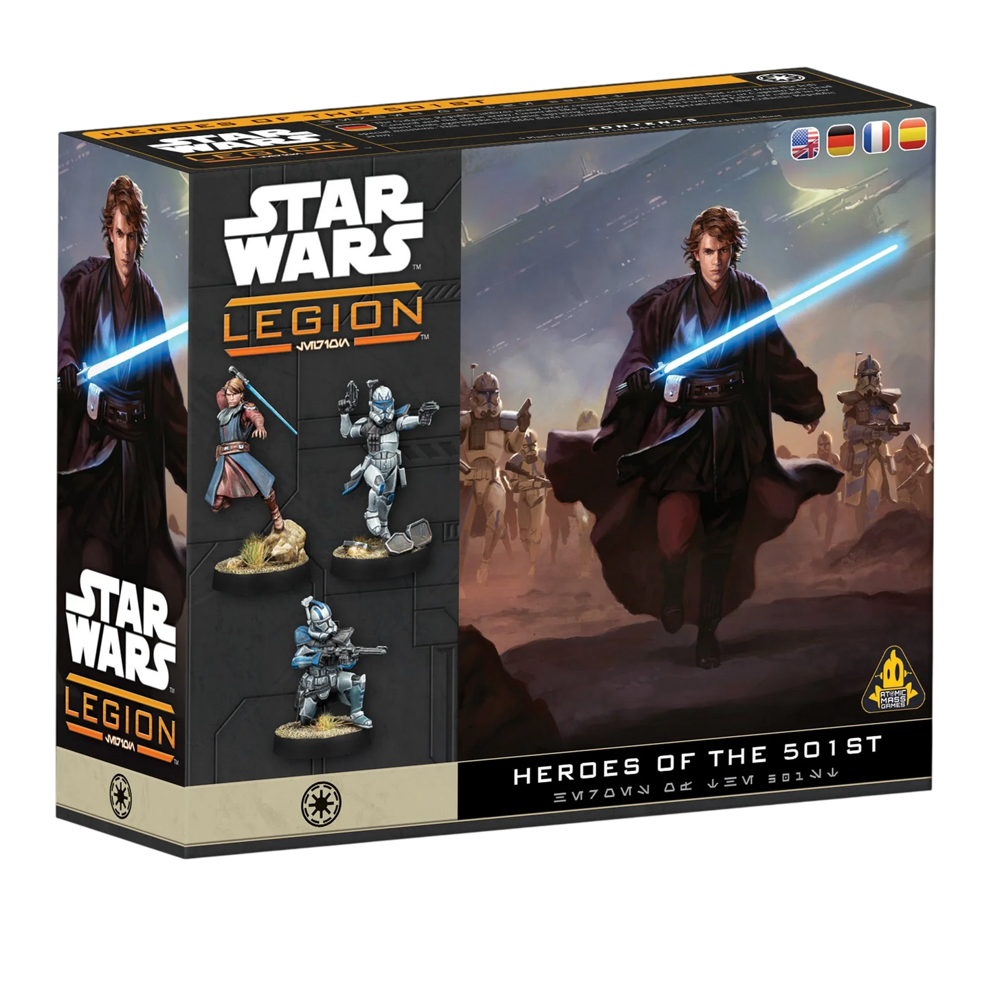 Star Wars: Legion - Heroes of the Clone Army (Unpainted) (Assembled)