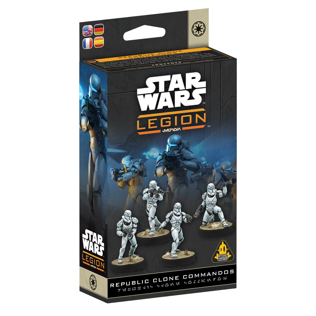 Star Wars: Legion - Republic Clone Commandos (Custom Painted) (Assembled)