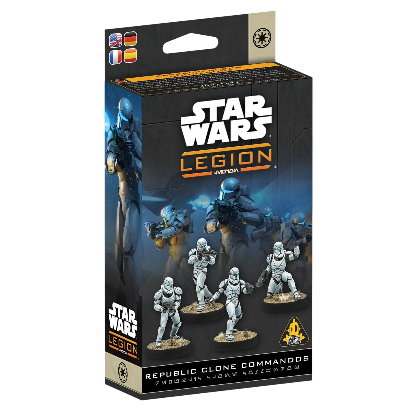 Star Wars: Legion - Republic Clone Commandos (Custom Painted) (Assembled)
