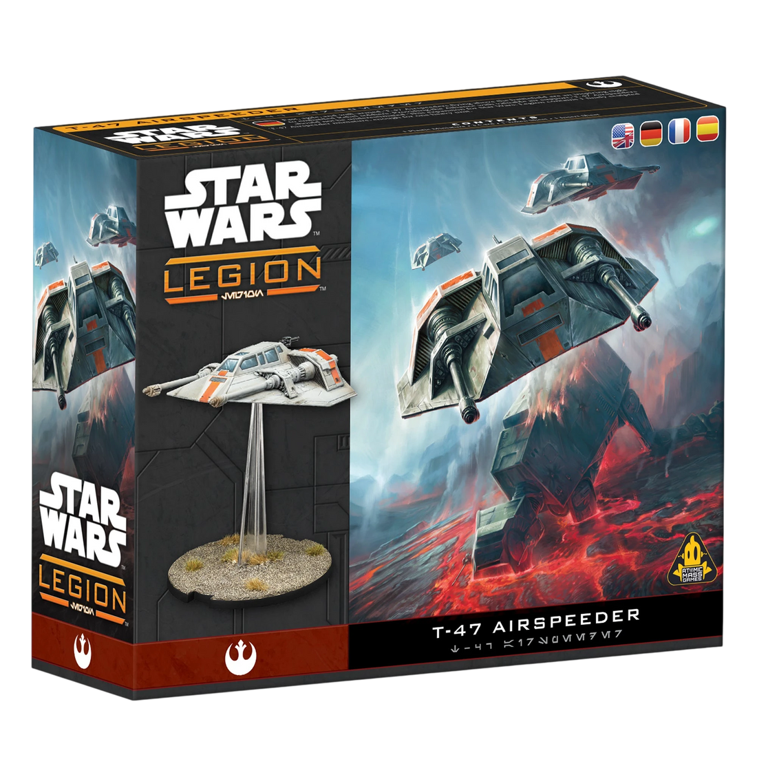 Star Wars: Legion - T-47 Airspeeder (Unpainted) (Assembled)