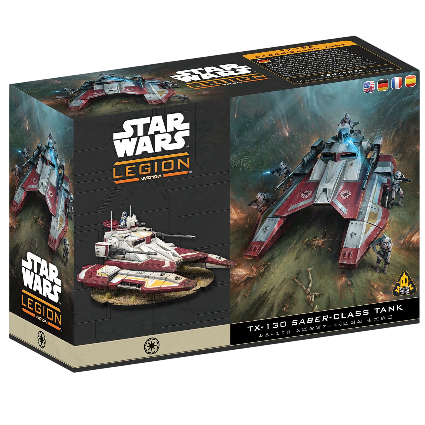 Star Wars: Legion - TX-130 Saber Tank (Custom Painted) (Assembled)