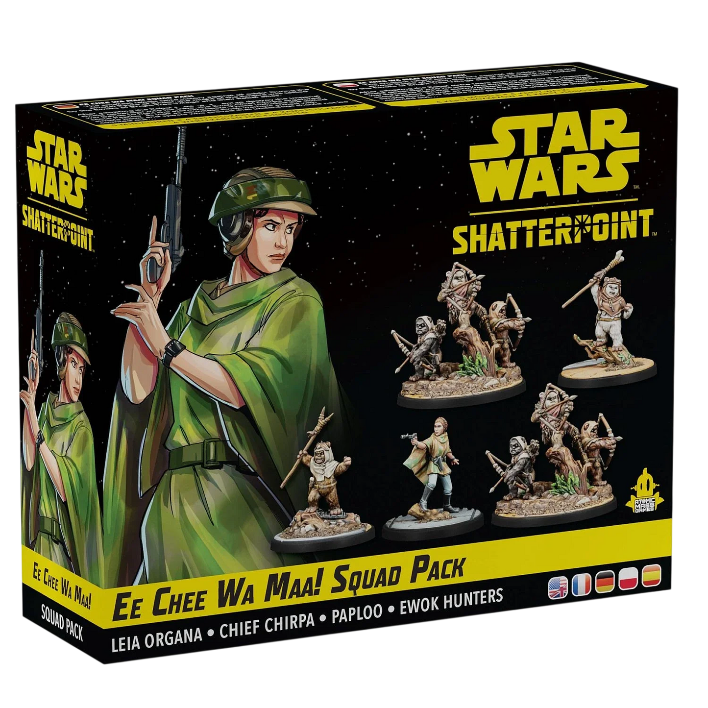 Star Wars: Shatterpoint - Ee Chee Wa Maa! Squad Pack (Unpainted) (Assembled)