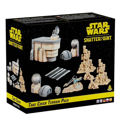 Star Wars: Shatterpoint - Take Cover Terrain Pack (Custom Painted) (Assembled)