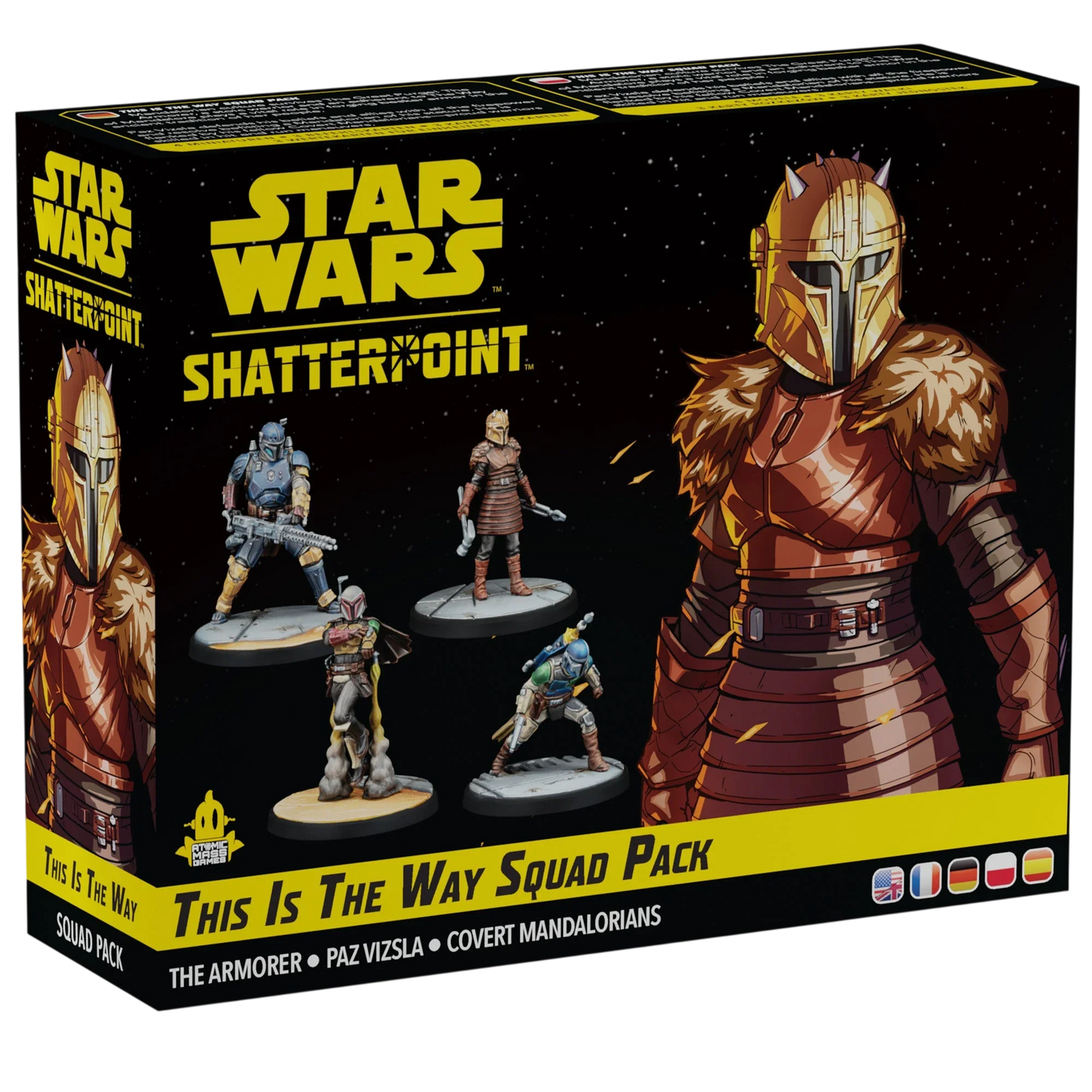 Star Wars: Shatterpoint - This Is The Way Squad Pack (Custom Painted) (Assembled)