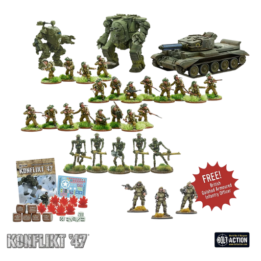 Start Collecting: Konflikt '47 British (New on Sprue)