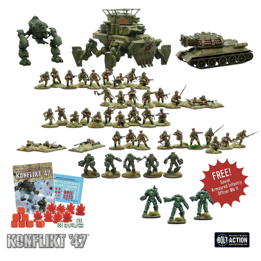 Start Collecting: Konflikt '47 Soviet (Unpainted) (Assembled)