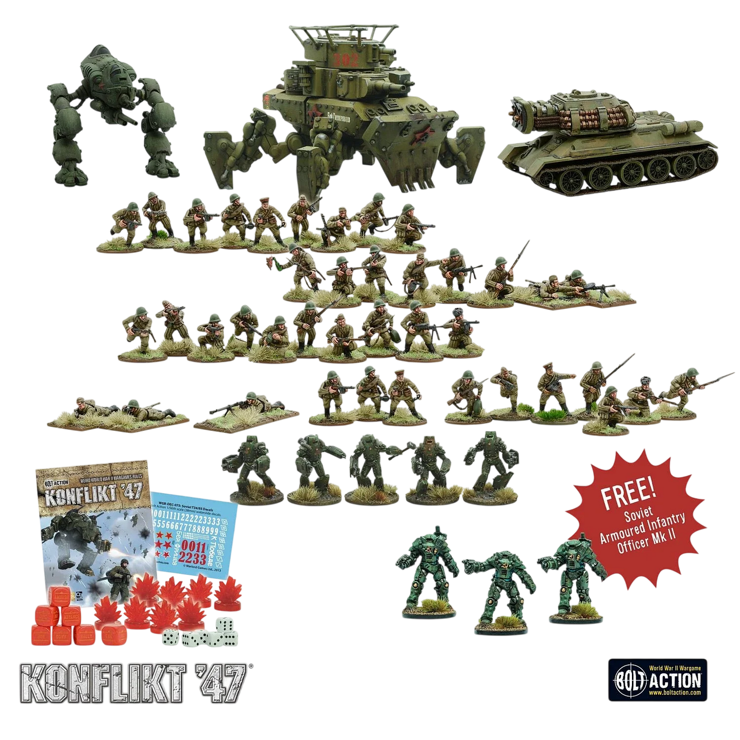 Start Collecting: Konflikt '47 Soviet (New on Sprue)