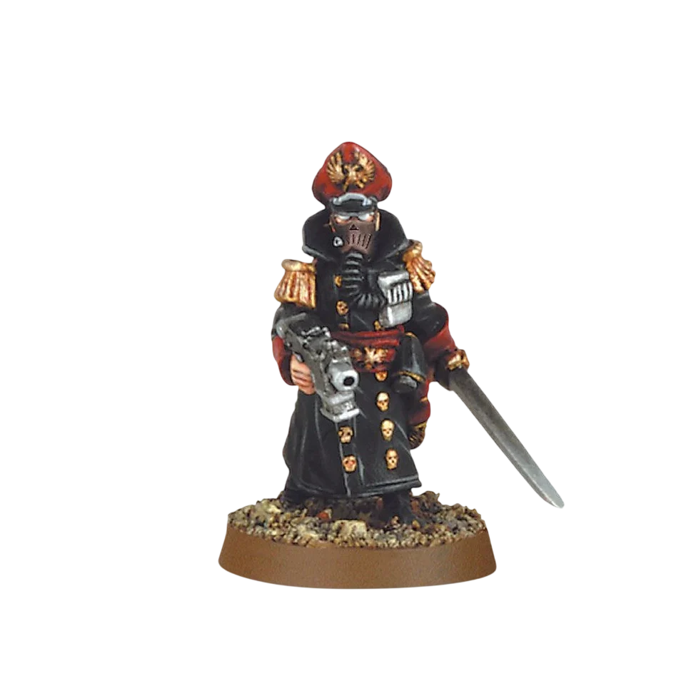 Steel Legion Commissar (Custom Painted) (Assembled)
