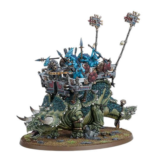 Stegadon/Skink Handler (New on Sprue)