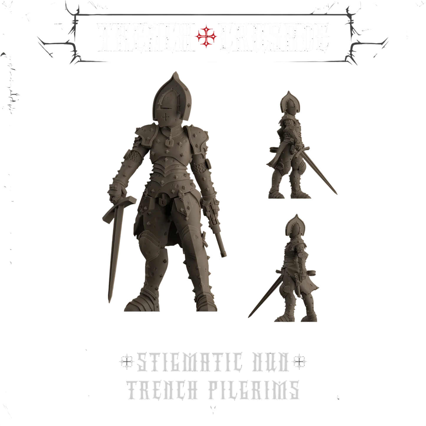 Stigmatic Nun (Sword, Pistol) - Trench Pilgrims (New on Sprue)