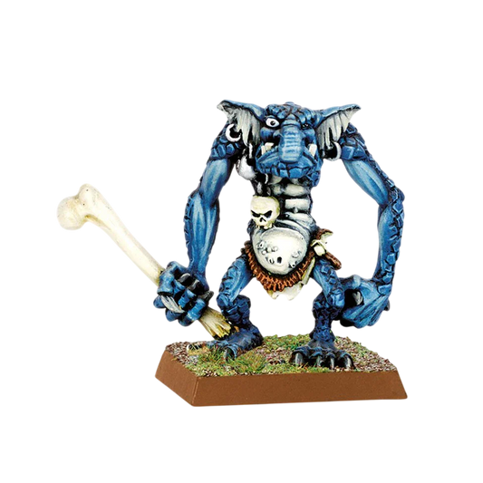 Troll with Stone Club (Custom Painted) (Assembled)