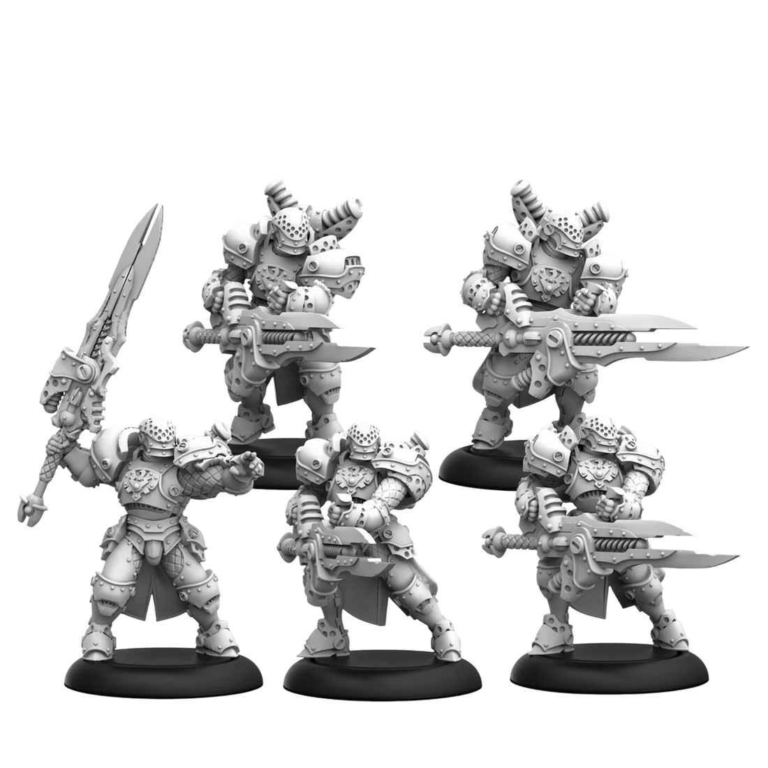 Stormthrower Legionnaires (Unpainted) (Assembled)