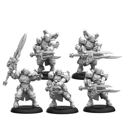 Stormthrower Legionnaires (Unpainted) (Assembled)