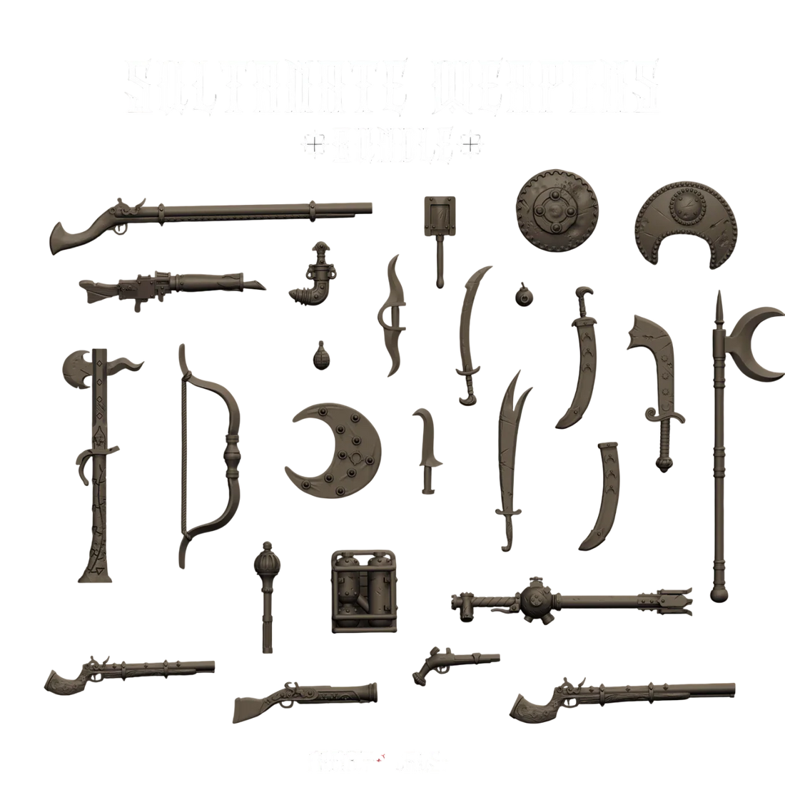 Sultanate Weapons Sprue (New on Sprue)
