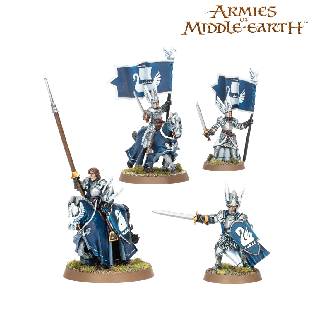 Swan Knights of Dol Amroth™ Commanders (New on Sprue)
