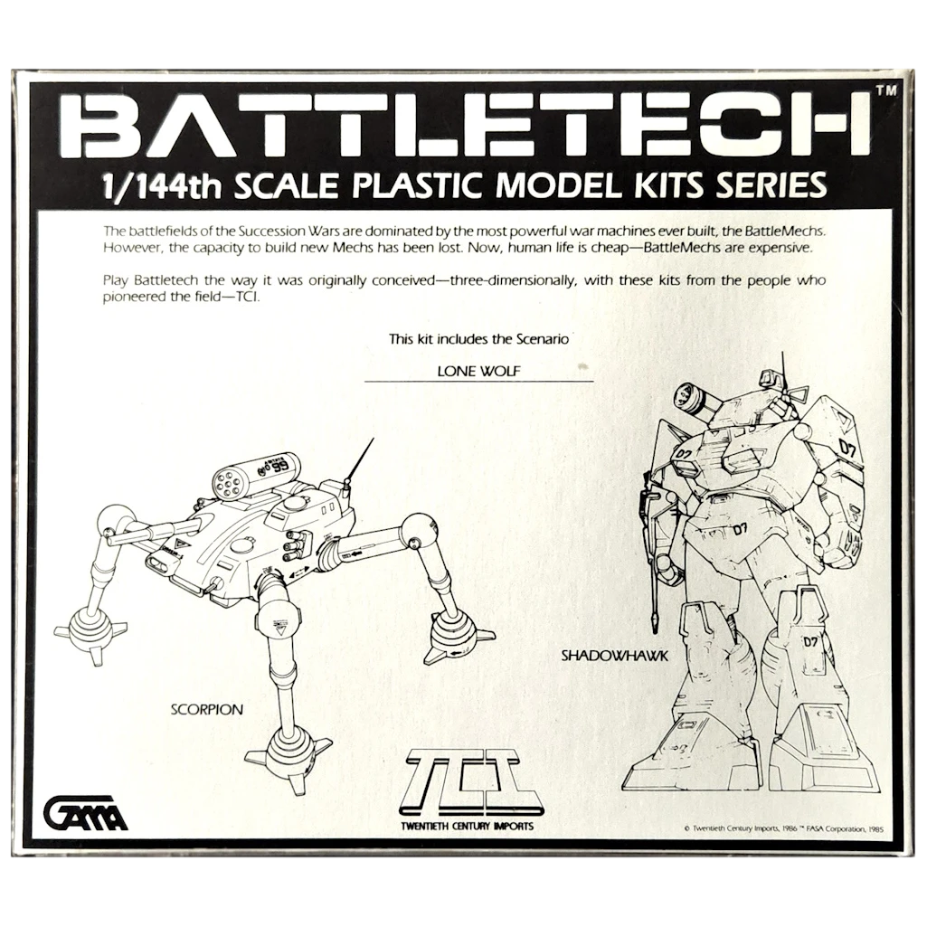 TCI Model Sets (Custom Painted) (Assembled)