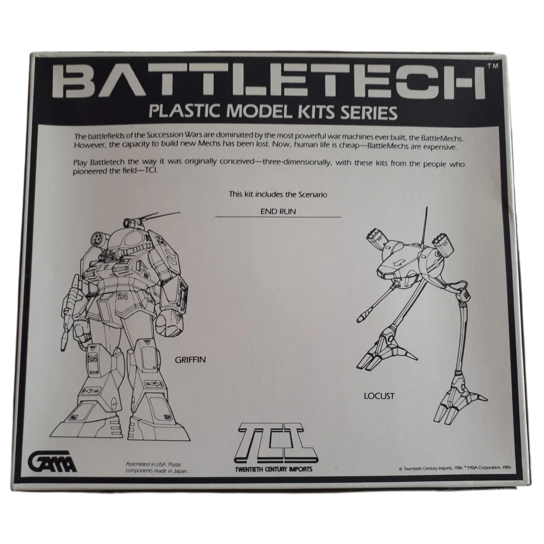 TCI Model Sets (Unpainted) (Assembled)