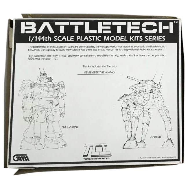 TCI Model Sets (Unpainted) (Assembled)