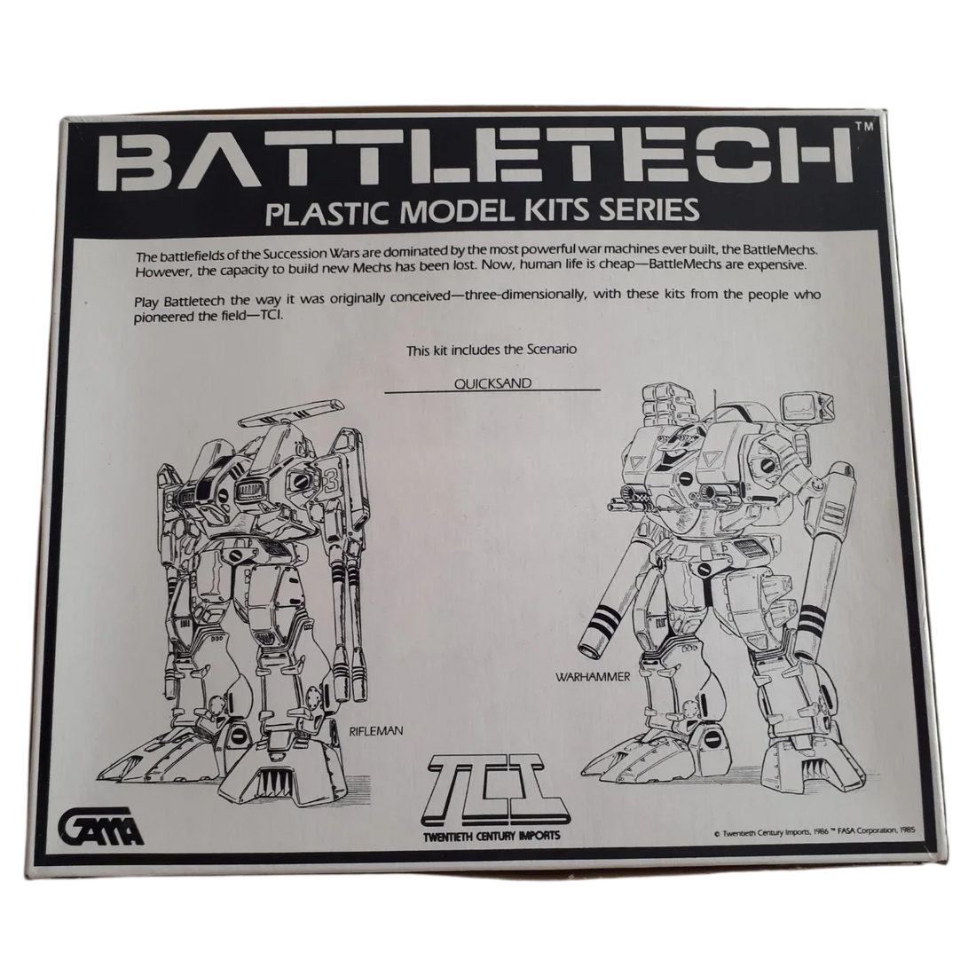 TCI Model Sets (Unpainted) (Assembled)