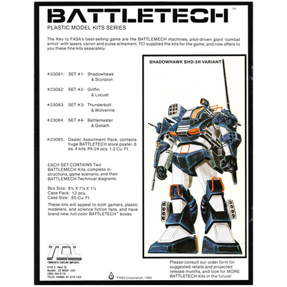 TCI Model Sets (Custom Painted) (Assembled)