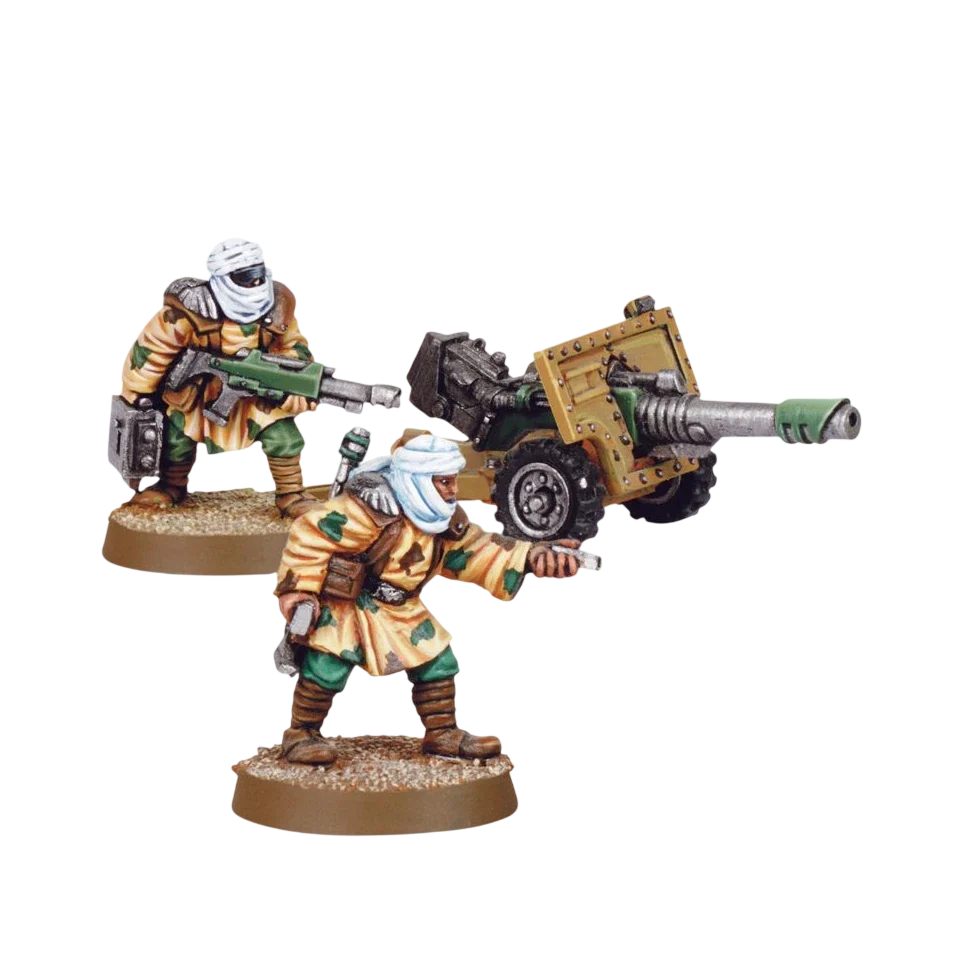 Tallarn Lascannon (Unpainted) (Assembled)