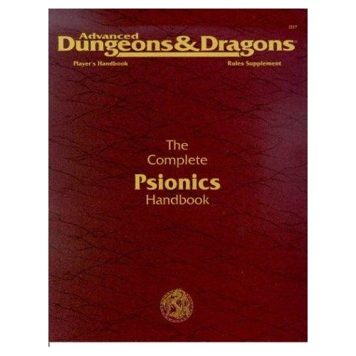 The Complete Psionics Handbook (D&D Second Edition) (1991)