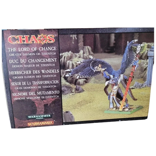 The Lord of Change, Greater Daemon of Tzeentch (Unpainted) (Assembled)