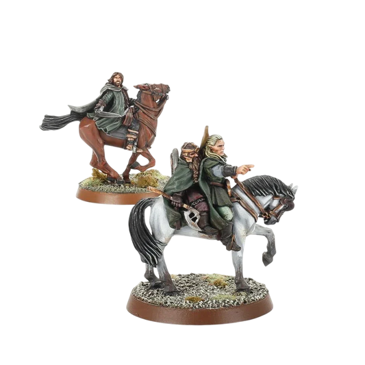 The Three Hunters Mounted (Custom Painted) (Assembled)