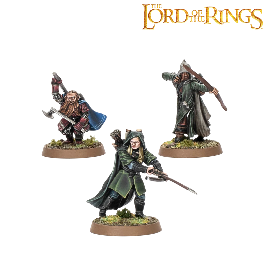 The Three Hunters (Unpainted) (Assembled)
