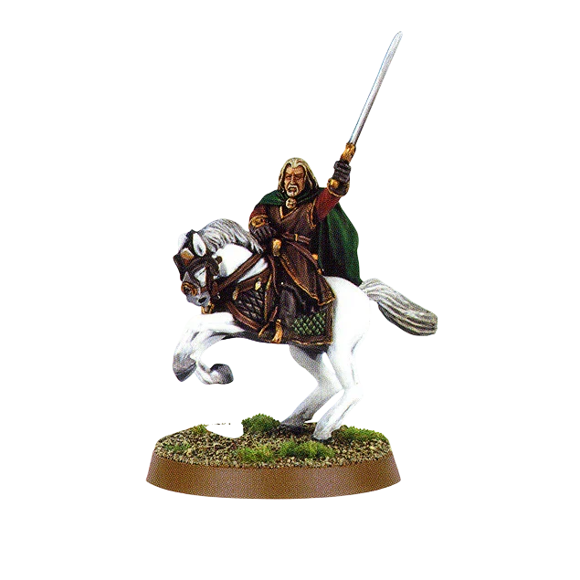 Théoden mounted (Warg Attack) (New on Sprue)