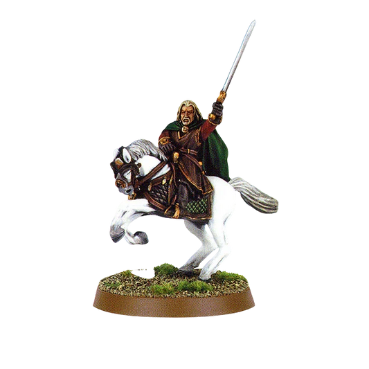 Théoden mounted (Unpainted) (Assembled)