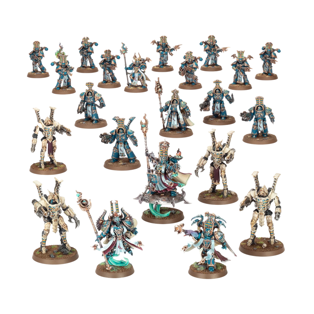 Thousand Sons Battleforce: Warpflame Thrallband (Custom Painted) (Assembled)