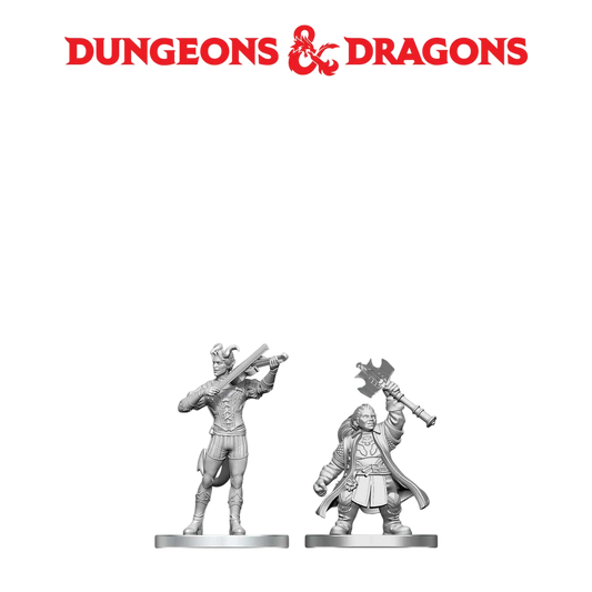 Tiefling Bard & Dwarf Cleric (New in Box)