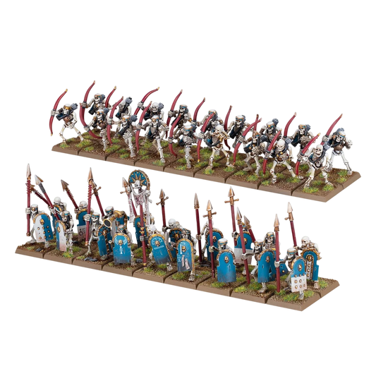 Tomb Kings Skeleton Warriors/Archers (New on Sprue)