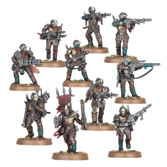 Traitor Guardsmen Squad (Custom Painted) (Assembled)