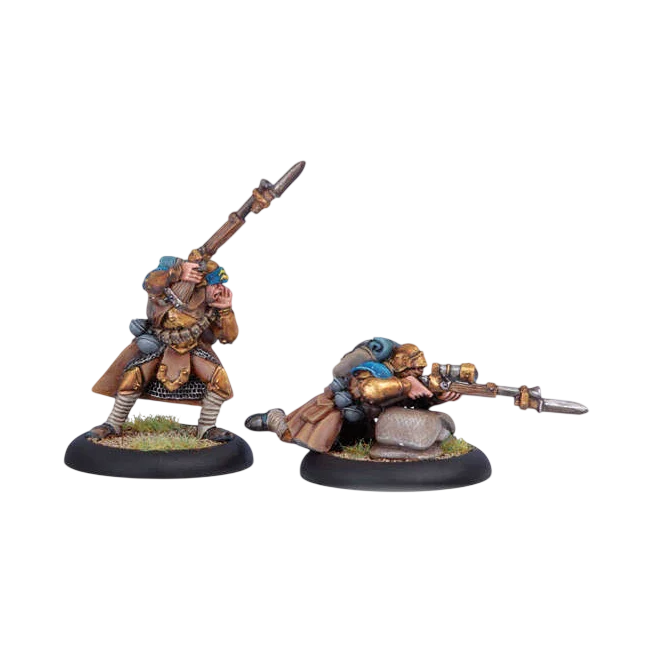 Trencher Infantry Officer & Sniper (Custom Painted) (Assembled)