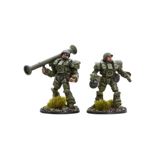 US Heavy bazooka team (New on Sprue)