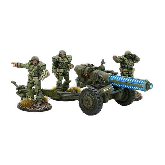 US M17 Tesla Cannon Team (Unpainted) (Assembled)
